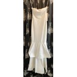 Ivory gown, size UK 8.