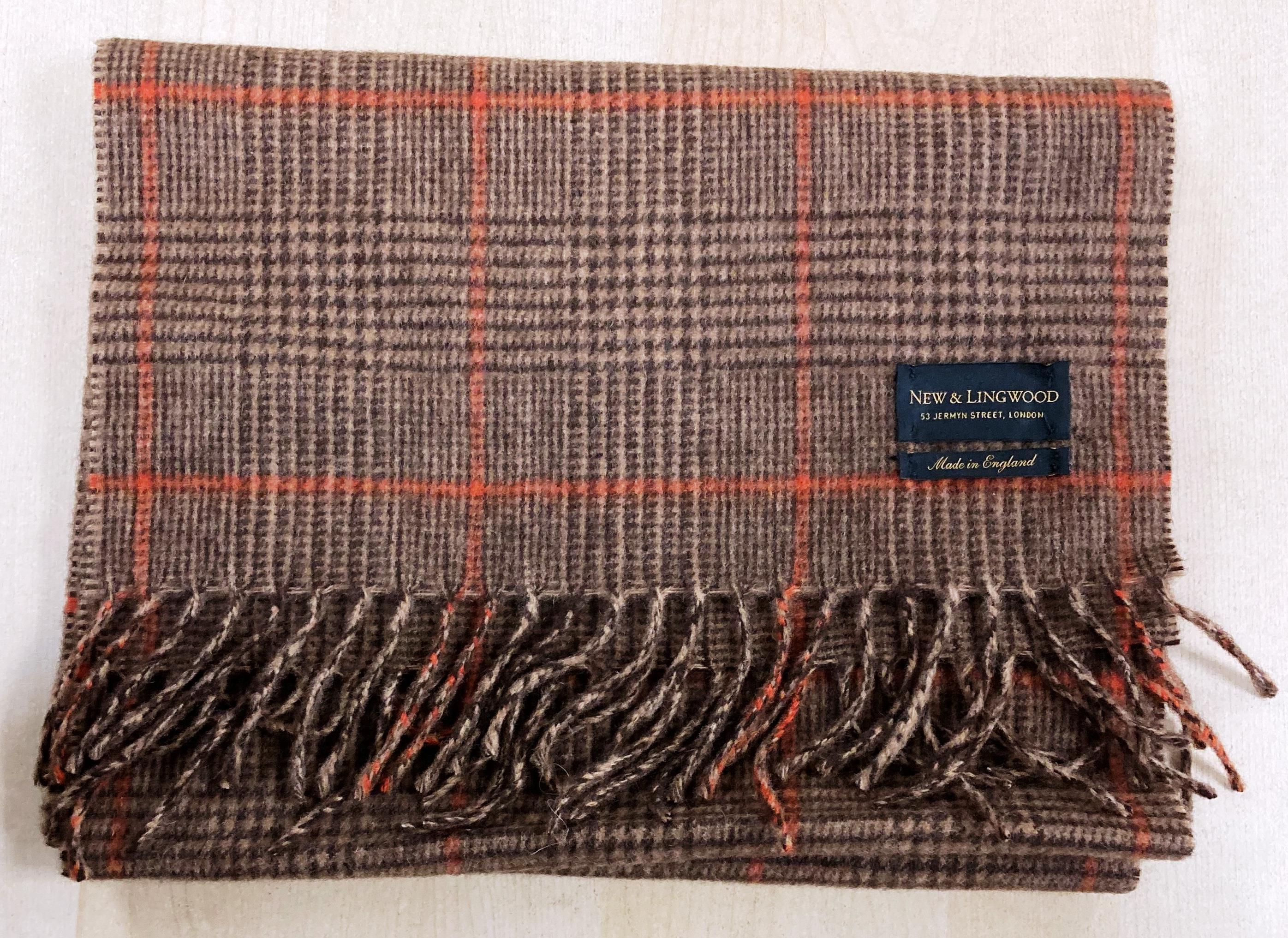 New & Lingwood tartan scarf in original packaging (saleroom location: U10) - Image 2 of 3