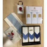 A set of handkerchiefs - including,