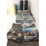 Eight items including Beatles and Rolling Stones EP covers (no record),