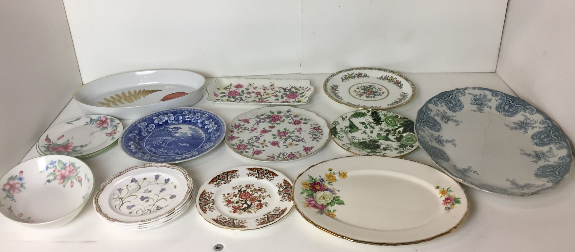 Sixteen pieces including Royal Worcester Wild Harvest oval bowl 37 x 22cm,