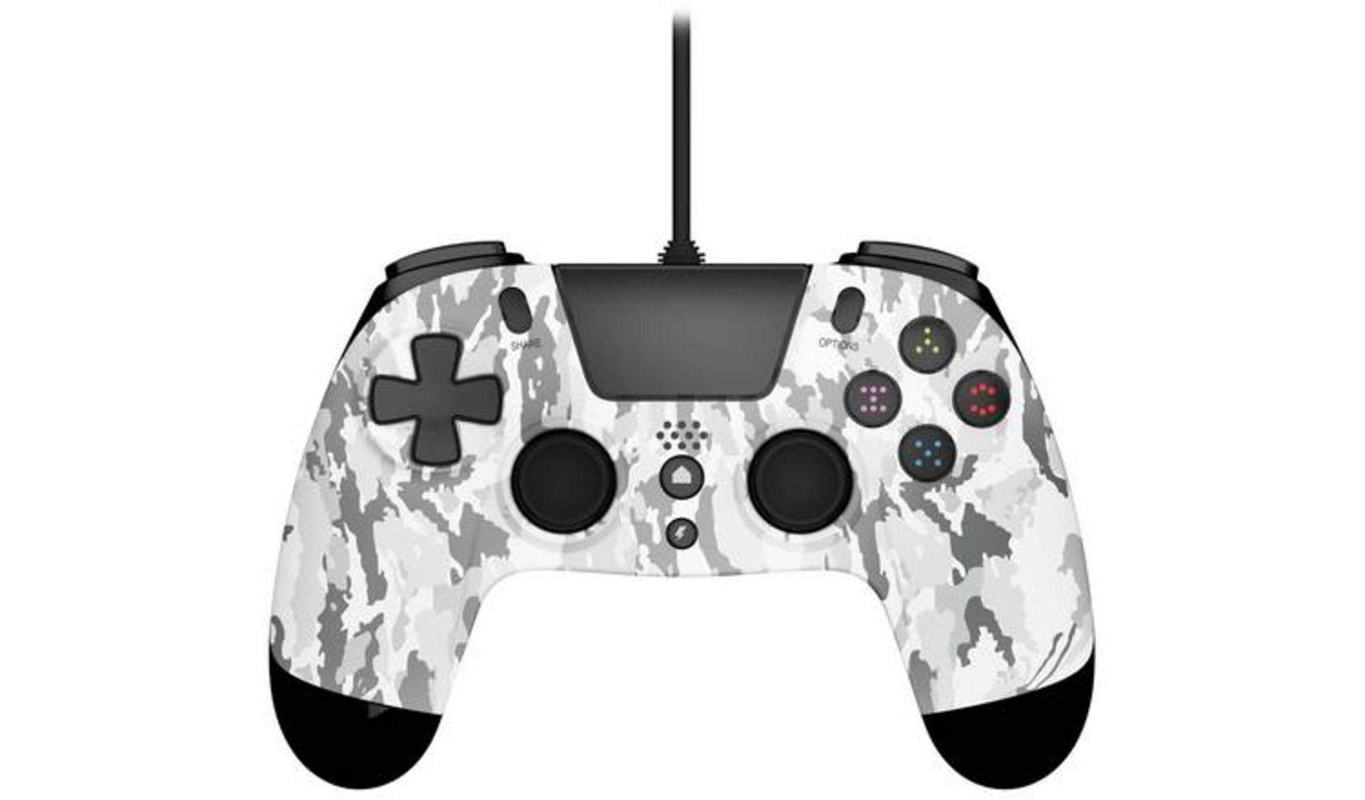 4x Gaming Items. 3x GioTeck VX4 Premium Wired Controller PS4 Camo Grey RRP £22 Each.