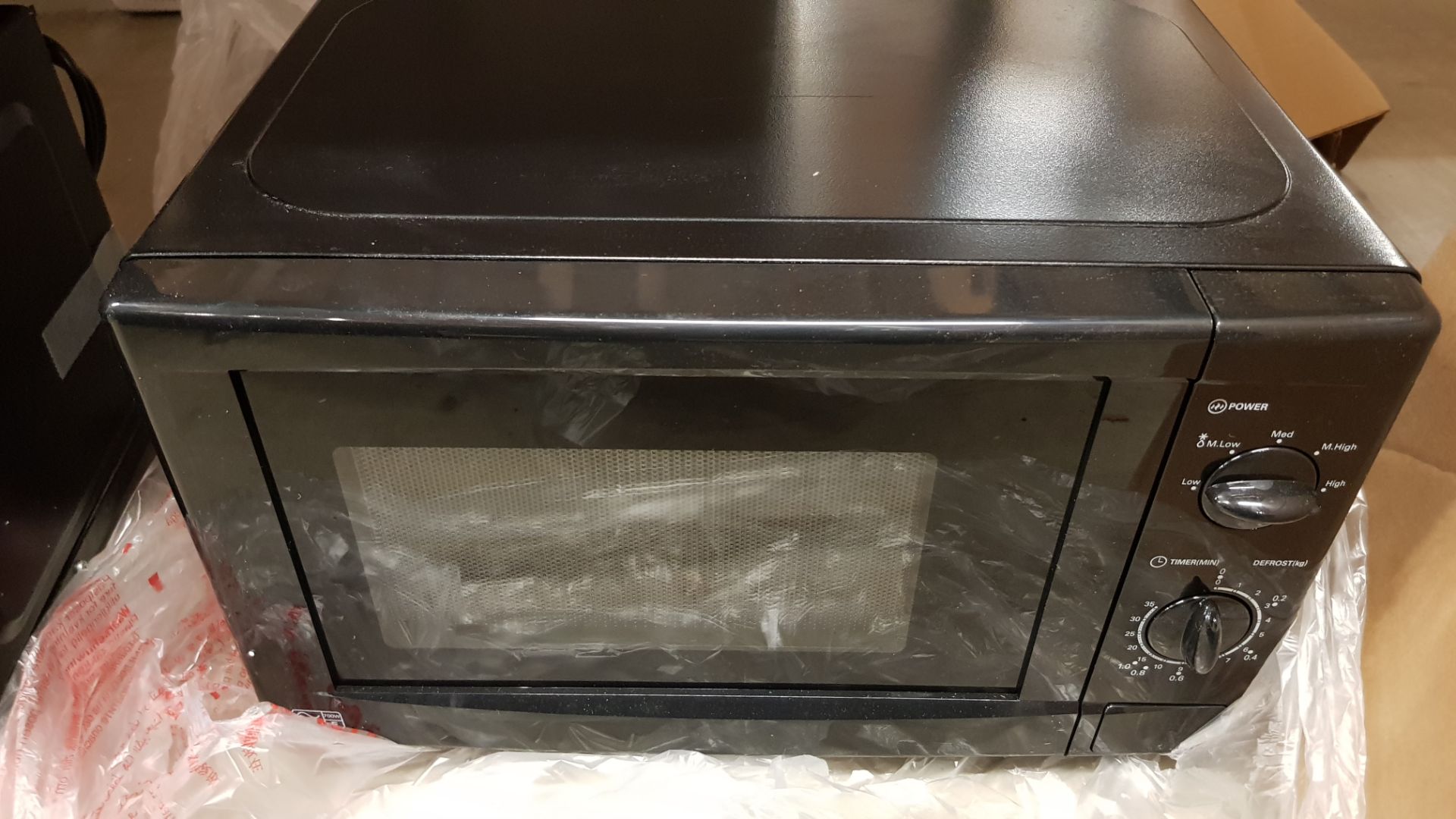 2x Microwave Oven Black 700W 17L (GMM001NB-18) RRP £60 Each. (Spares Or Repairs). - Image 6 of 8
