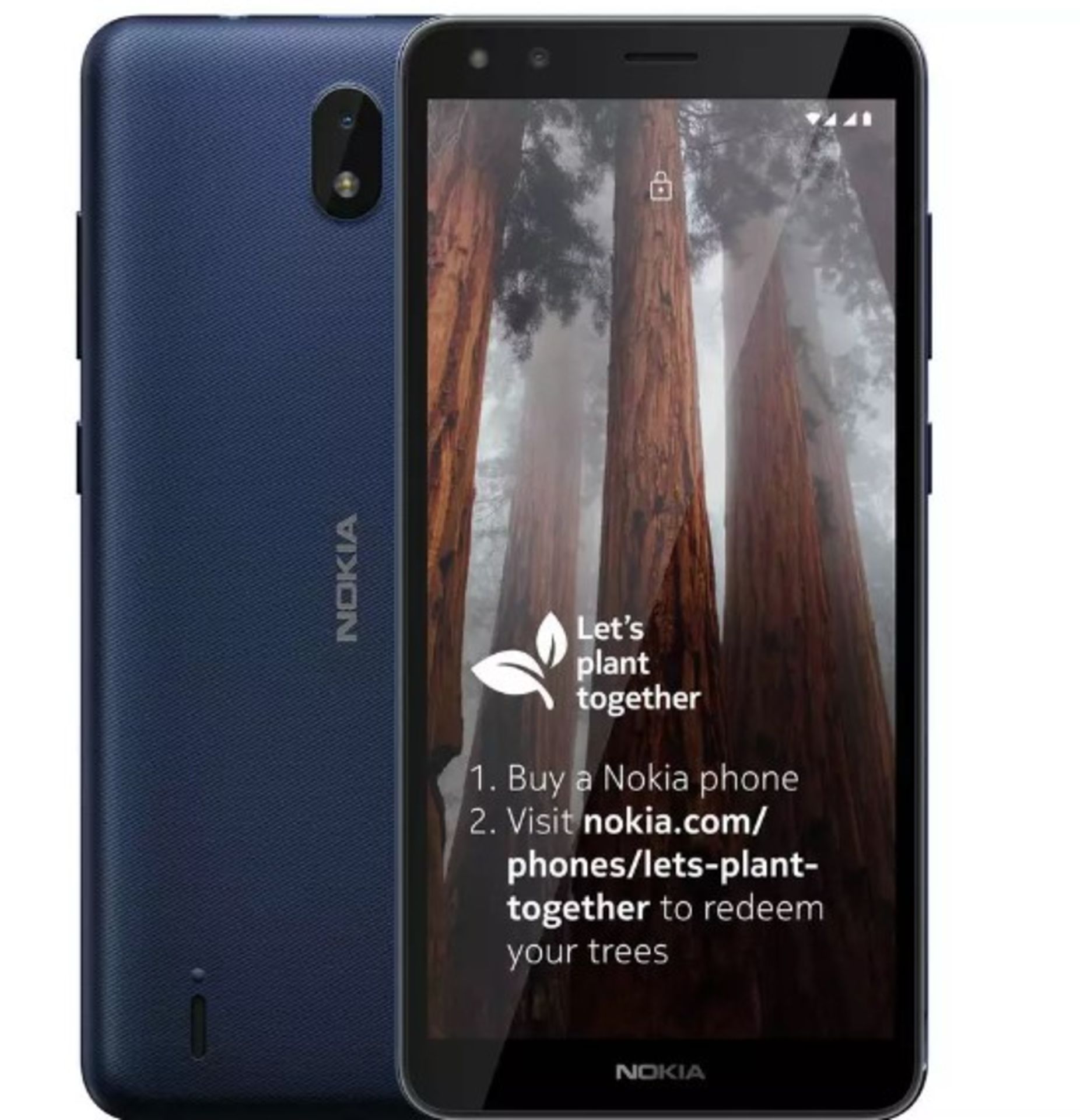 Nokia C01 Plus Smartphone Dark Blue Dual Sim RRP £85. (Unit Appears A Grade, Powers On).