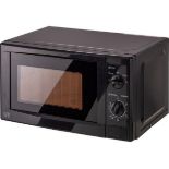 2x Microwave Oven Black 700W 17L (GMM001NB-18) RRP £60 Each. (Spares Or Repairs).