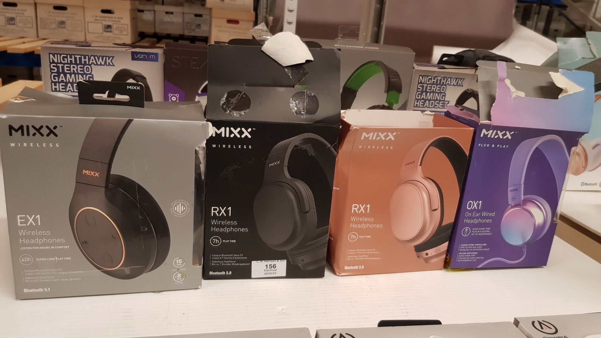 4x Mixx Headphone Items. 1x EX1 Wireless Headphones Bluetooth 5.1 Audio RRP £30. - Image 5 of 7