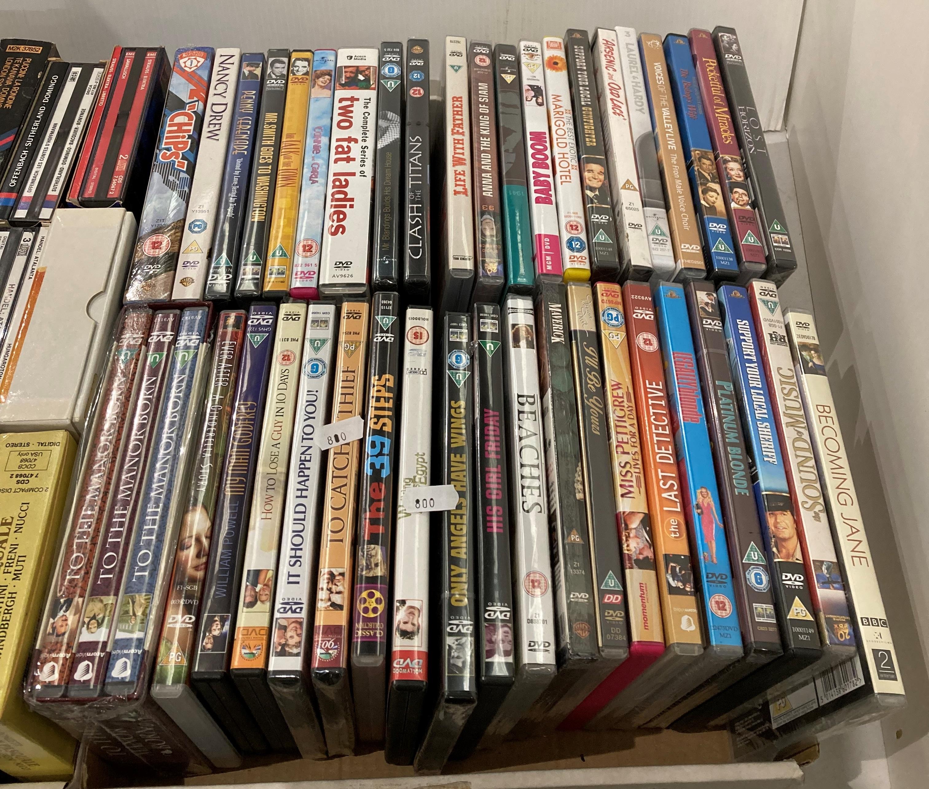 Forty-two assorted DVDs (rated U to 12) including movies - Baby Boom, Laurel and Hardy, - Image 2 of 3