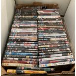 Contents to tray - approximately seventy assorted DVDs (rated U to 18) including The Da Vinci Code,