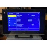 Sharp 32" LCD colour TV model: LC-32LD166K (no remote and no power supply) (Saleroom location: PO)