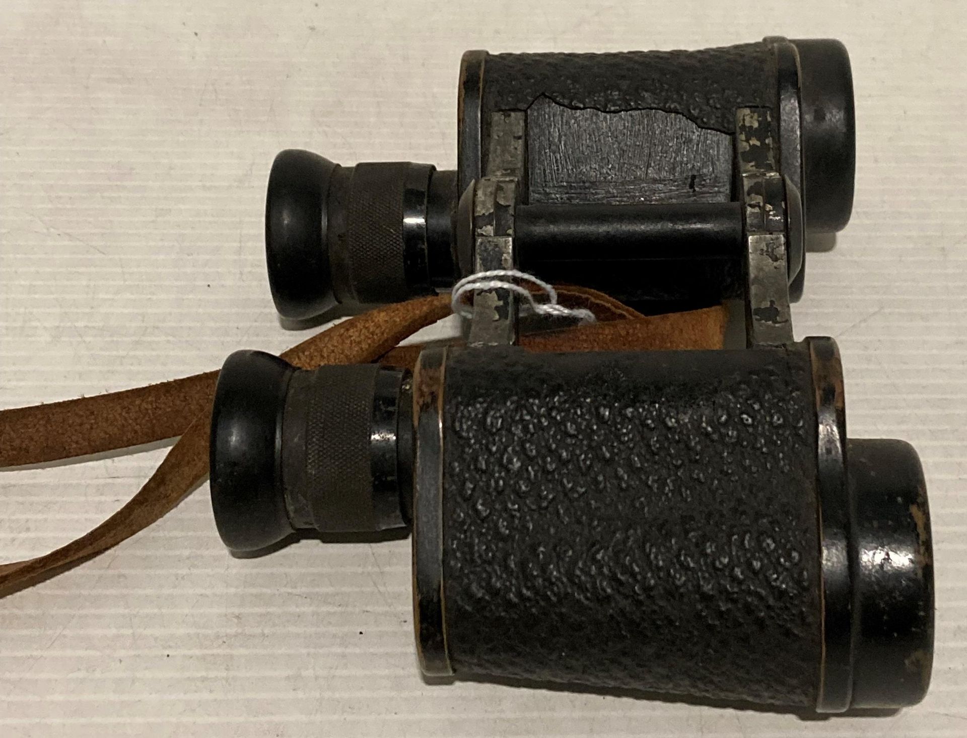 World War II Poland PZO Warszawa 6 x 30 WP 48313 military binoculars (Saleroom location: S2 glass - Image 4 of 8