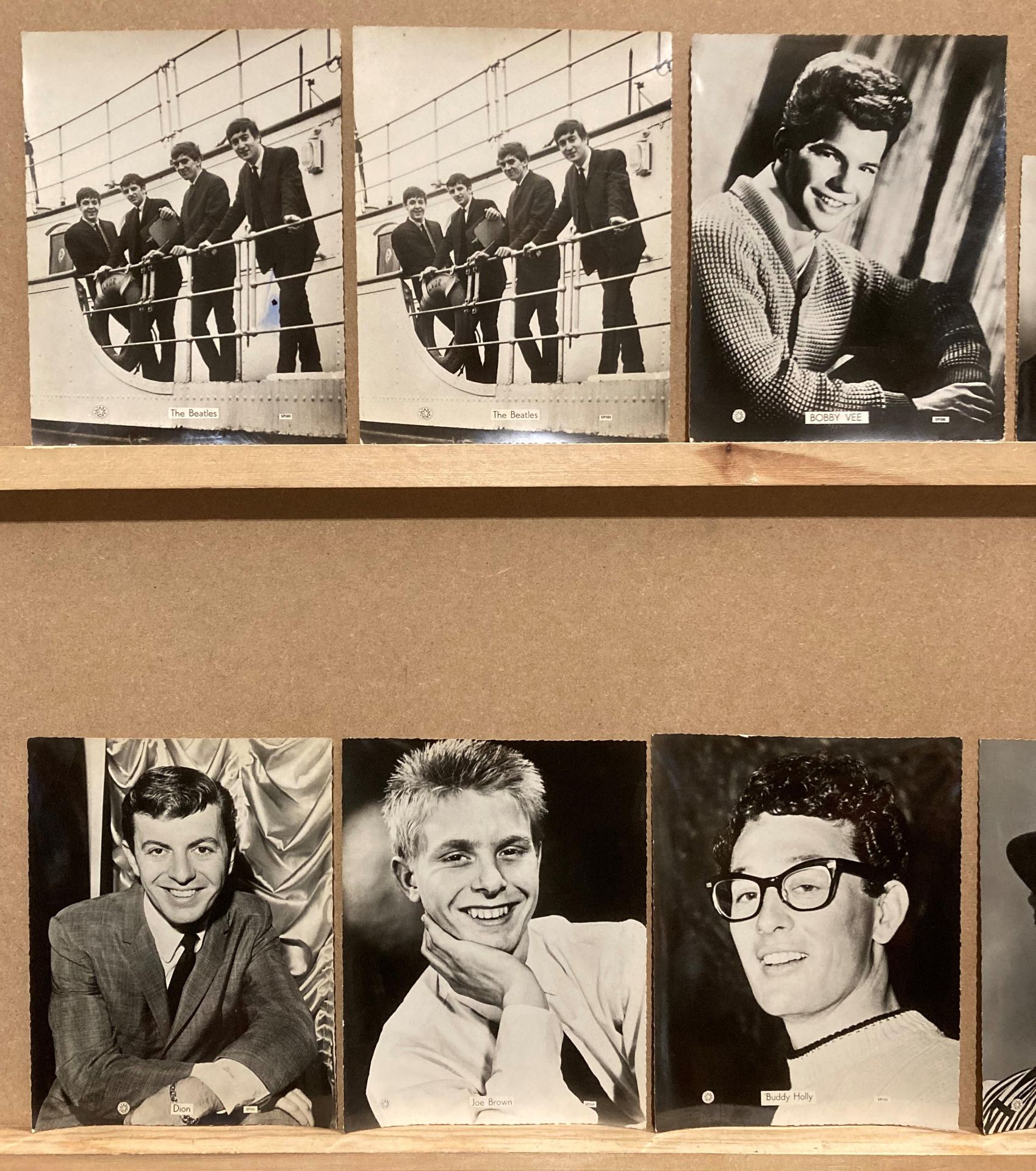 Black and white publicity photographs of The Beatles (2), Roy Orbison, Neil Sedaka, Bobby Vee, - Image 2 of 3