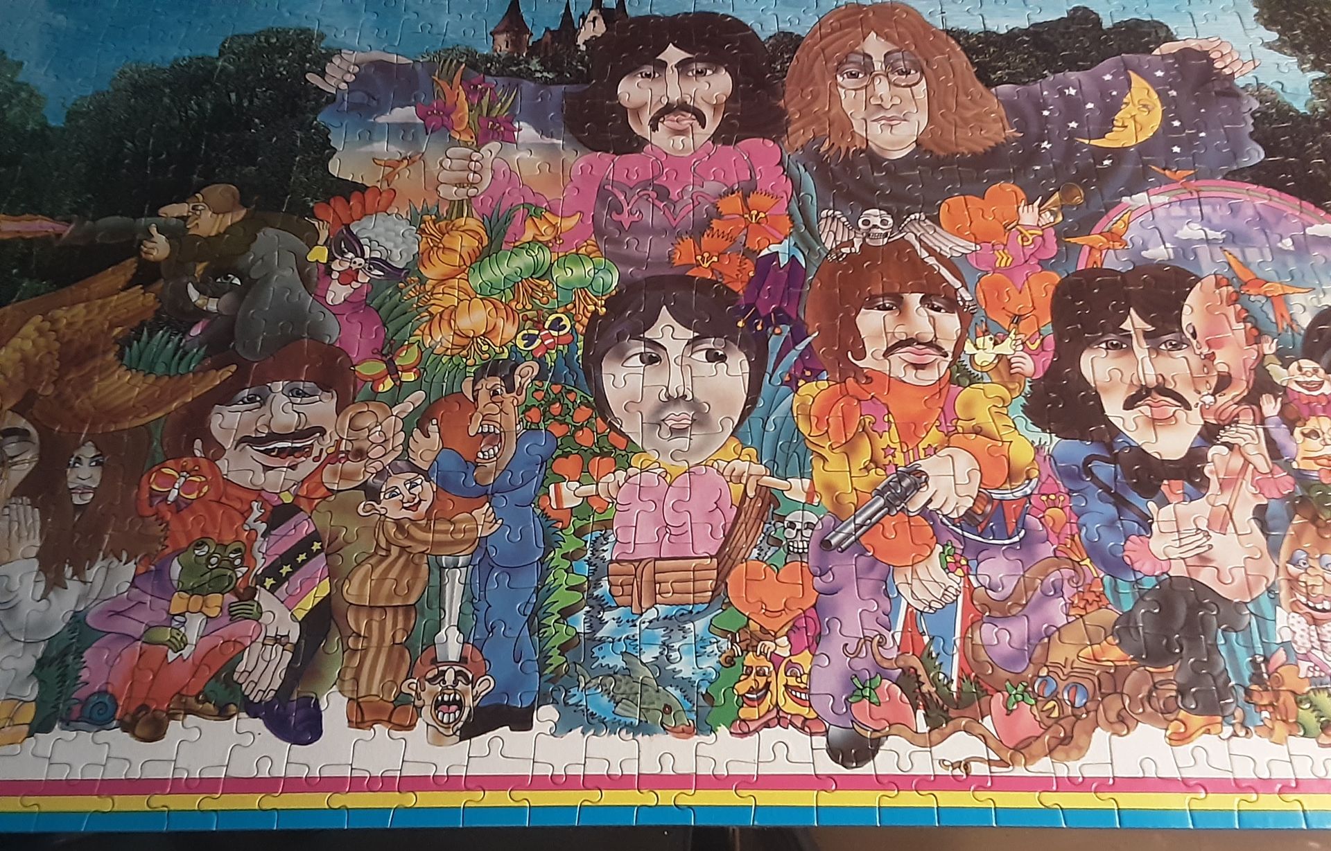 The Beatles illustrated lyrics Puzzle in a Puzzle jigsaw - 800 pieces, - Image 7 of 10