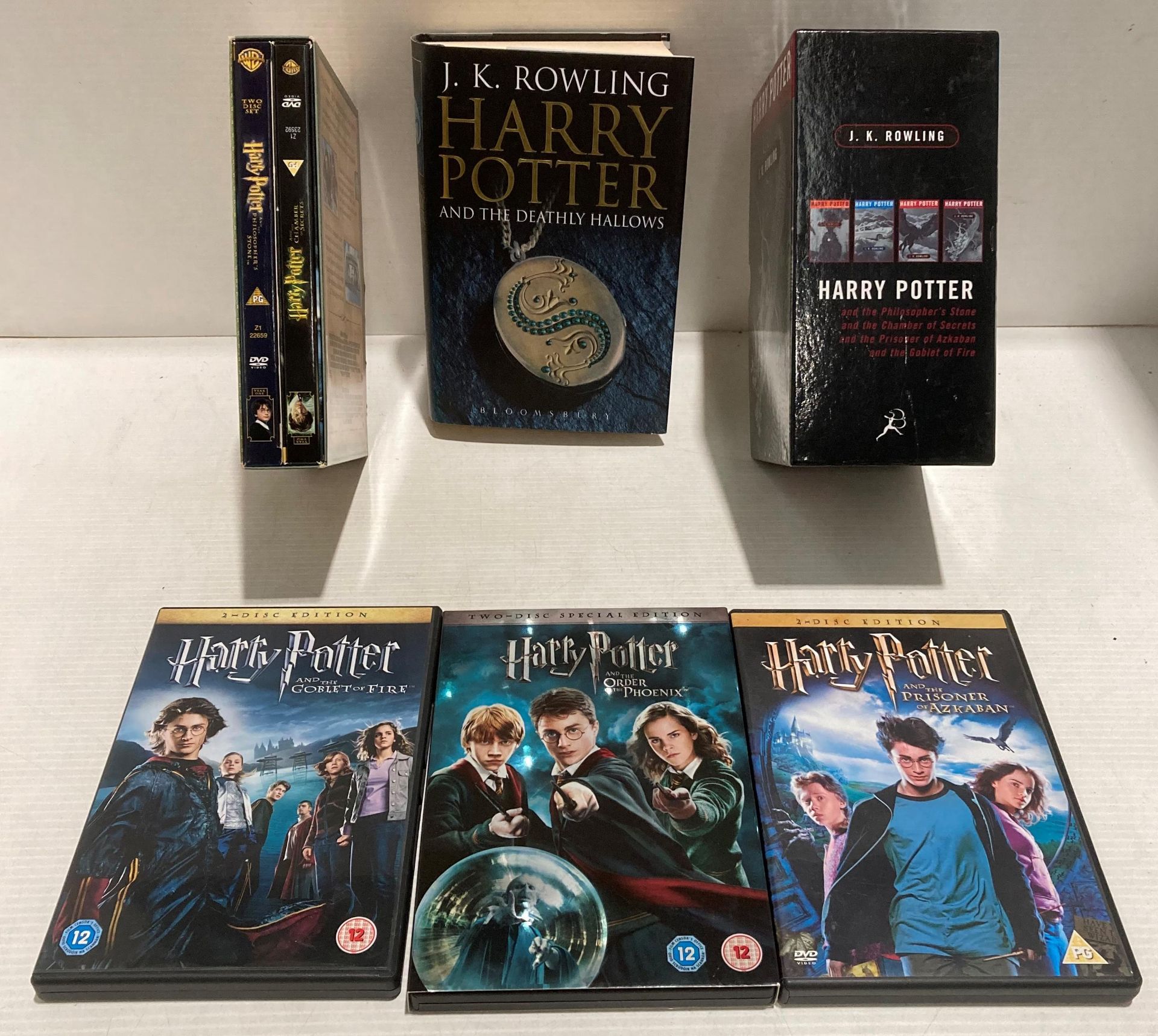 J K Rowling 'Harry Potter and the Deathly Hallows', first edition, published by Bloomsbury 2007,
