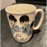 A 1960s Broadhurst Bros Burslem Beatles mug