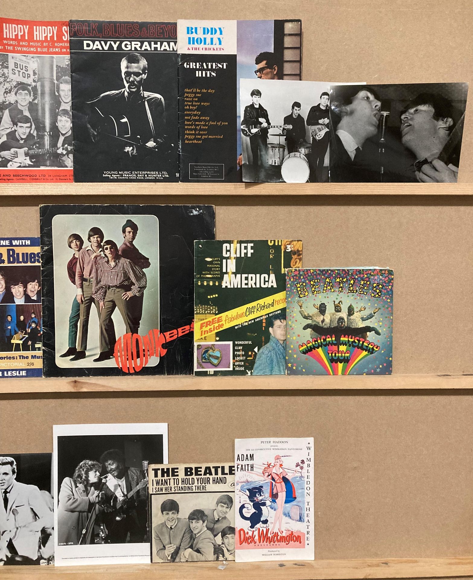 A Collection of 1960s onwards pop memorabilia - Beatles, Monkees, Helen Shapiro, - Image 3 of 6