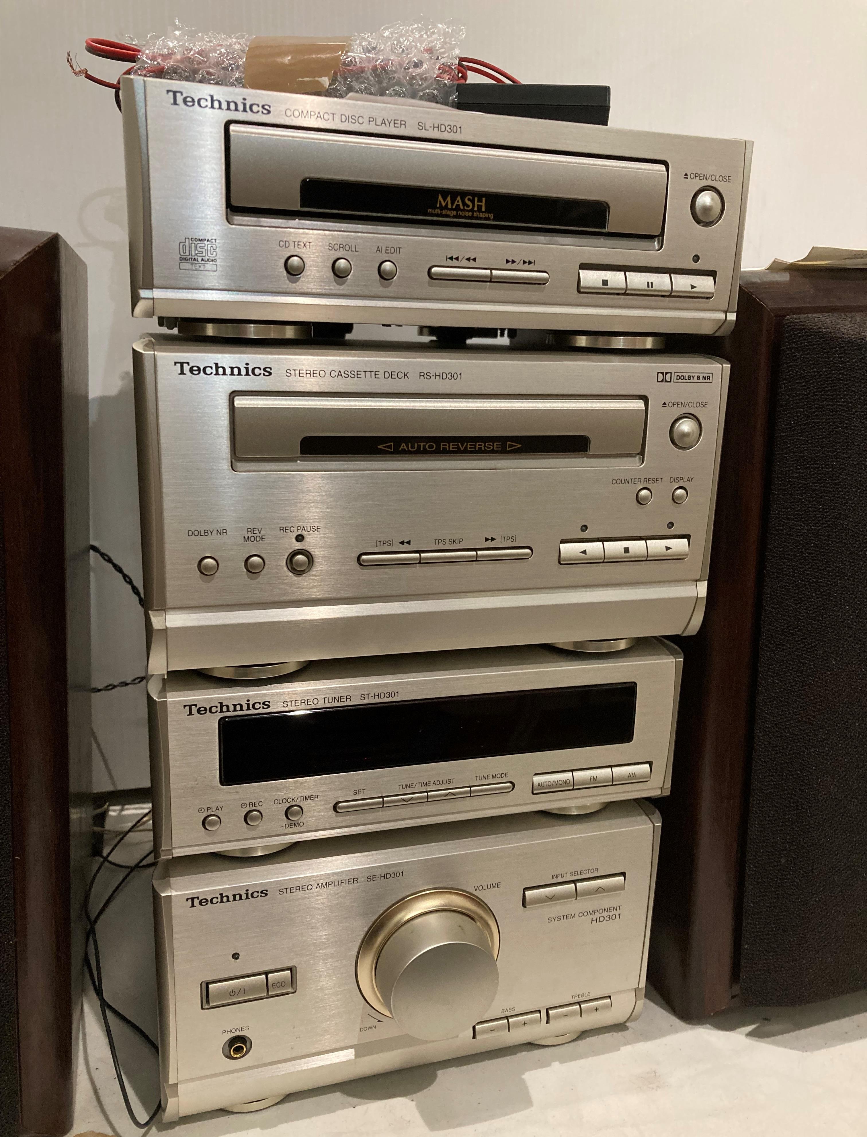 Technics HD301 music Hi-Fi system including SL-H0301 compact disc player, - Image 2 of 2