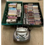 Contents to two crates - approximately 90 x CDs (mainly classical music),