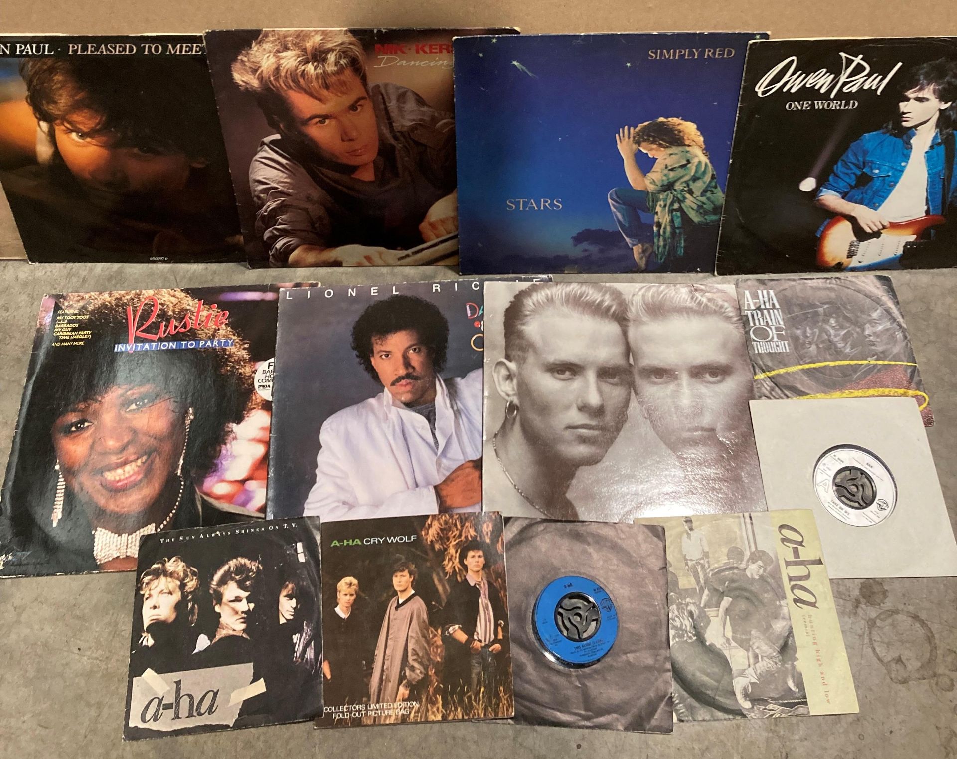 A collection of Pop/Soft Rock LPs and 7" singles including a number of Aha singles and two LPs, - Image 4 of 4