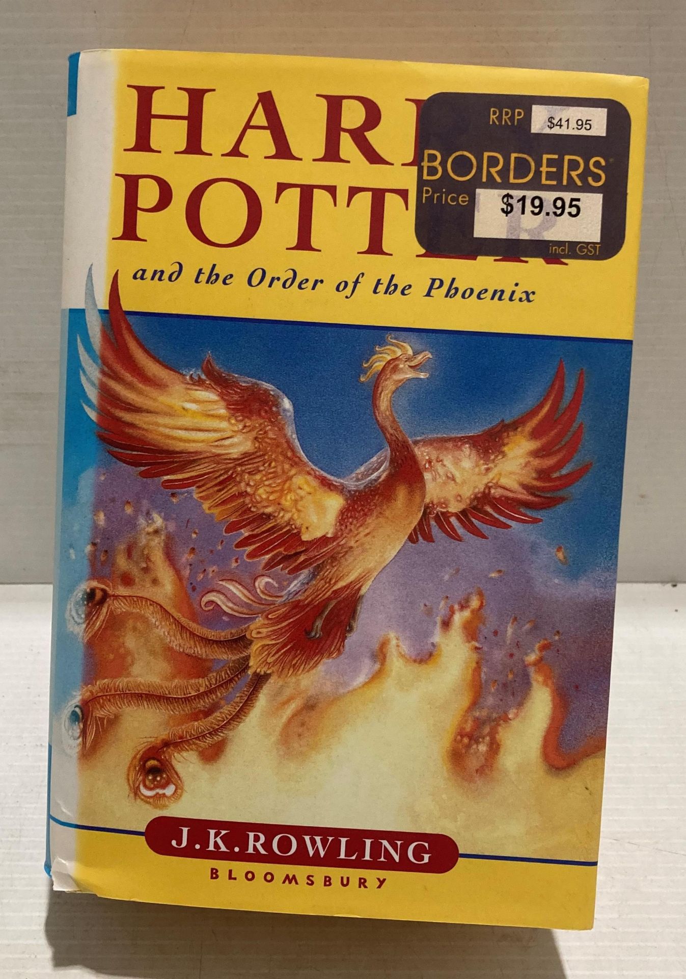 J K Rowling 'Harry Potter and the Order of the Phoenix', first edition,