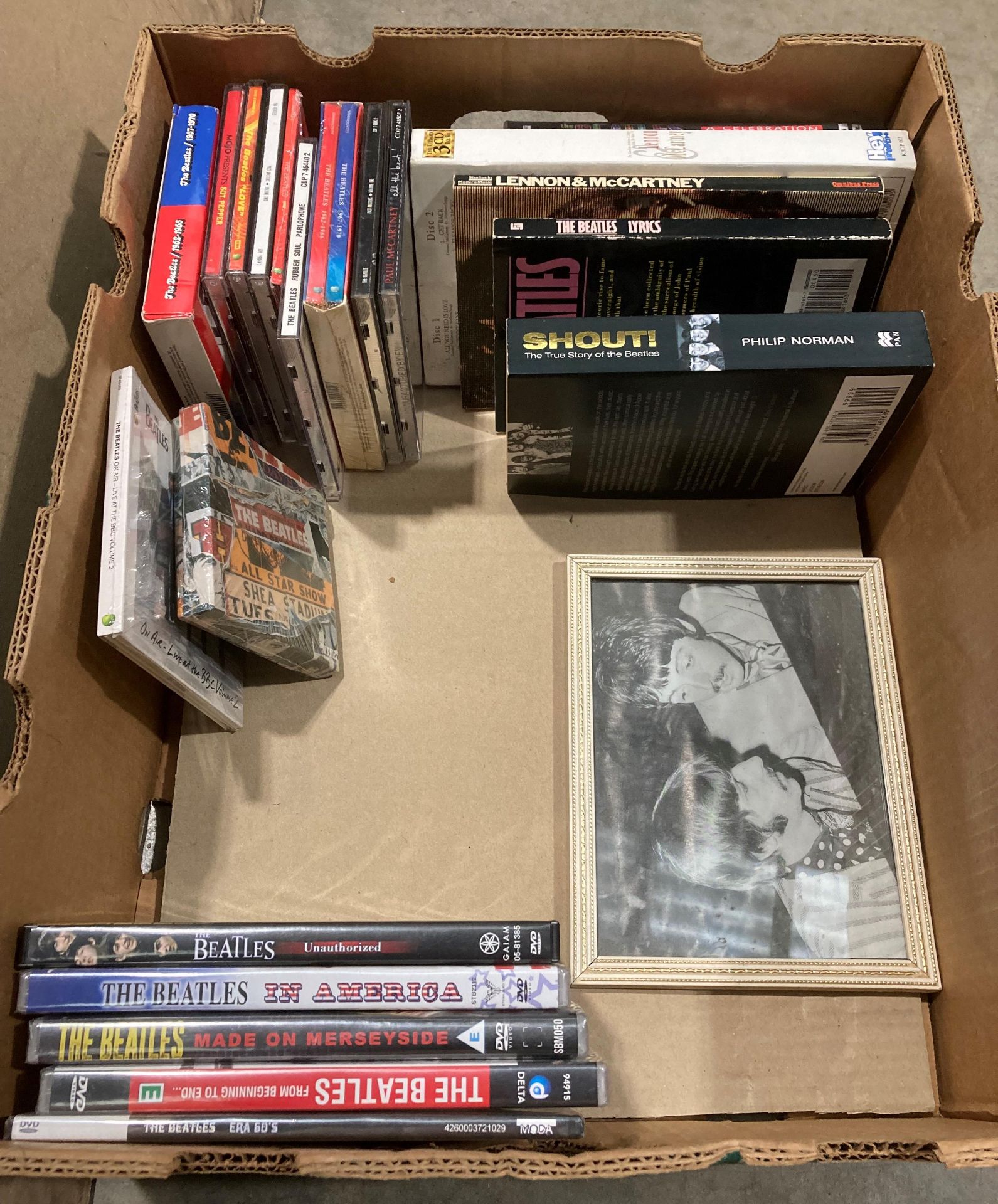 A box containing a number of books relating to The Beatles including The Beatles Anthology, - Image 2 of 4