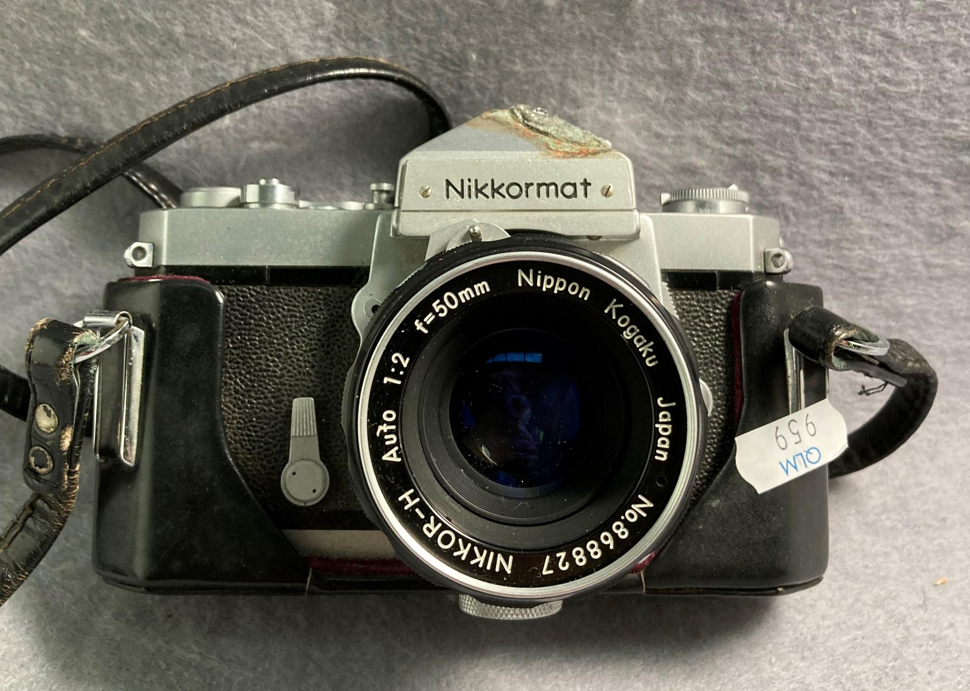 Nikkormat Nikon FT3924086 with a Nikkor-H Auto 1:2 f=50mm Nippon Kogaku Japan no.