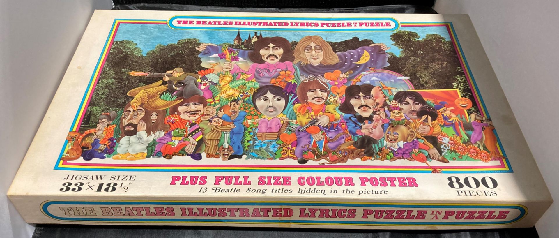 The Beatles illustrated lyrics Puzzle in a Puzzle jigsaw - 800 pieces,