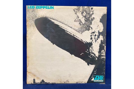 LED ZEPPELIN - Led Zeppelin, Atlantic 588 171, turquoise sleeve lettering, Superhype mis-cred