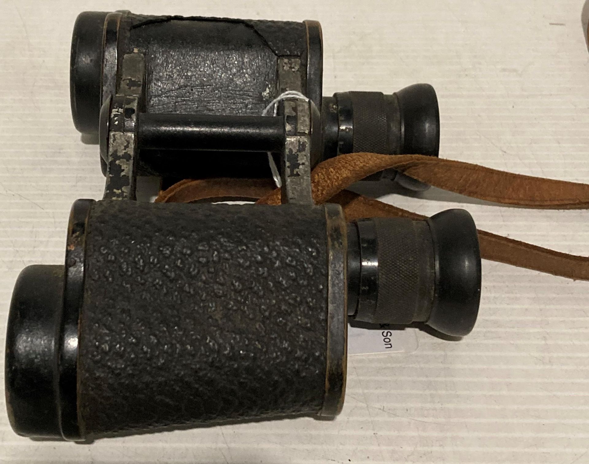 World War II Poland PZO Warszawa 6 x 30 WP 48313 military binoculars (Saleroom location: S2 glass - Image 2 of 8