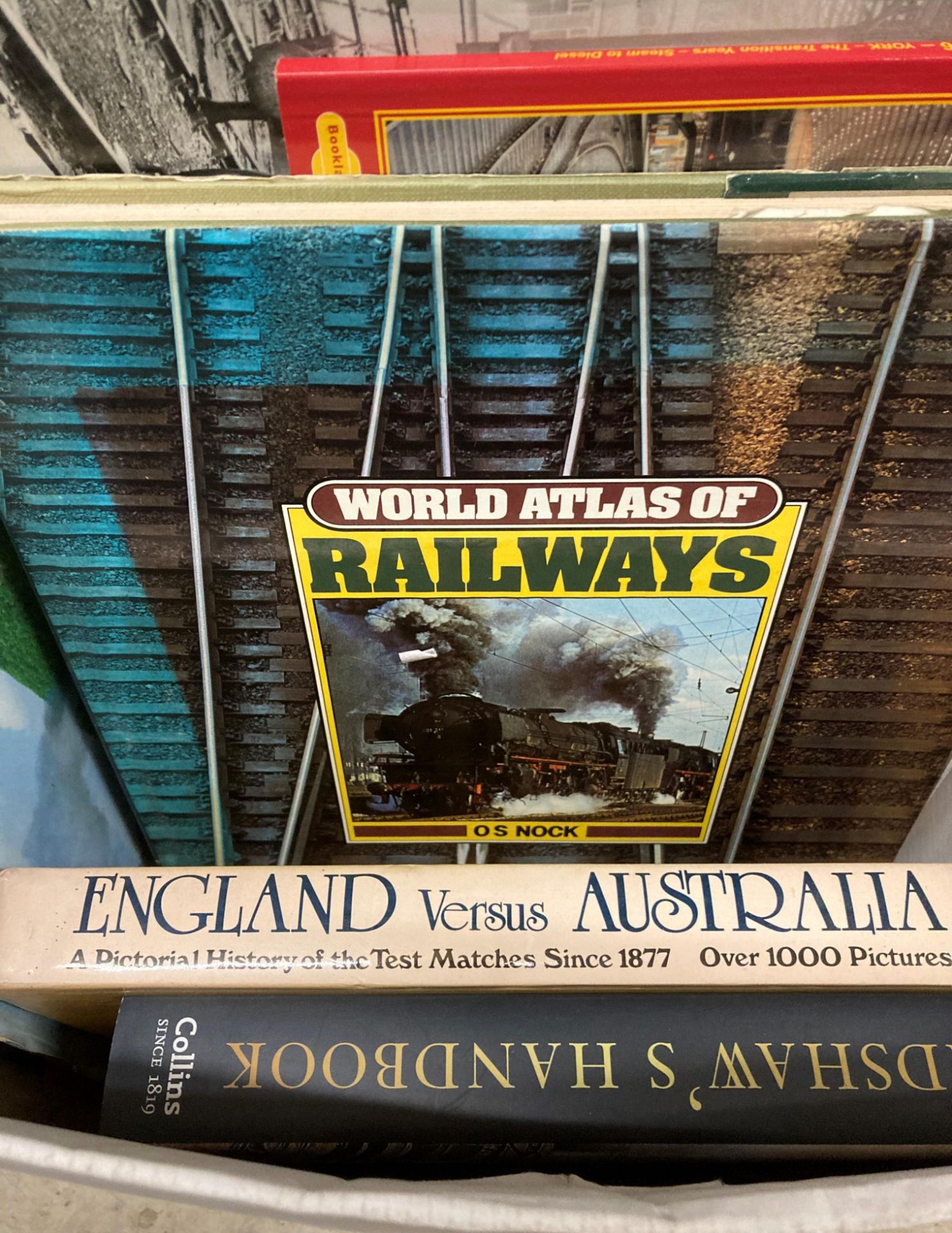 Contents to box - fourteen books on trains, steam locomotives, etc. - Image 2 of 2