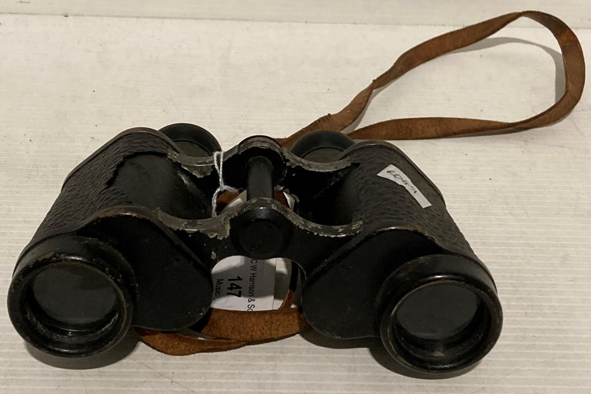 World War II Poland PZO Warszawa 6 x 30 WP 48313 military binoculars (Saleroom location: S2 glass