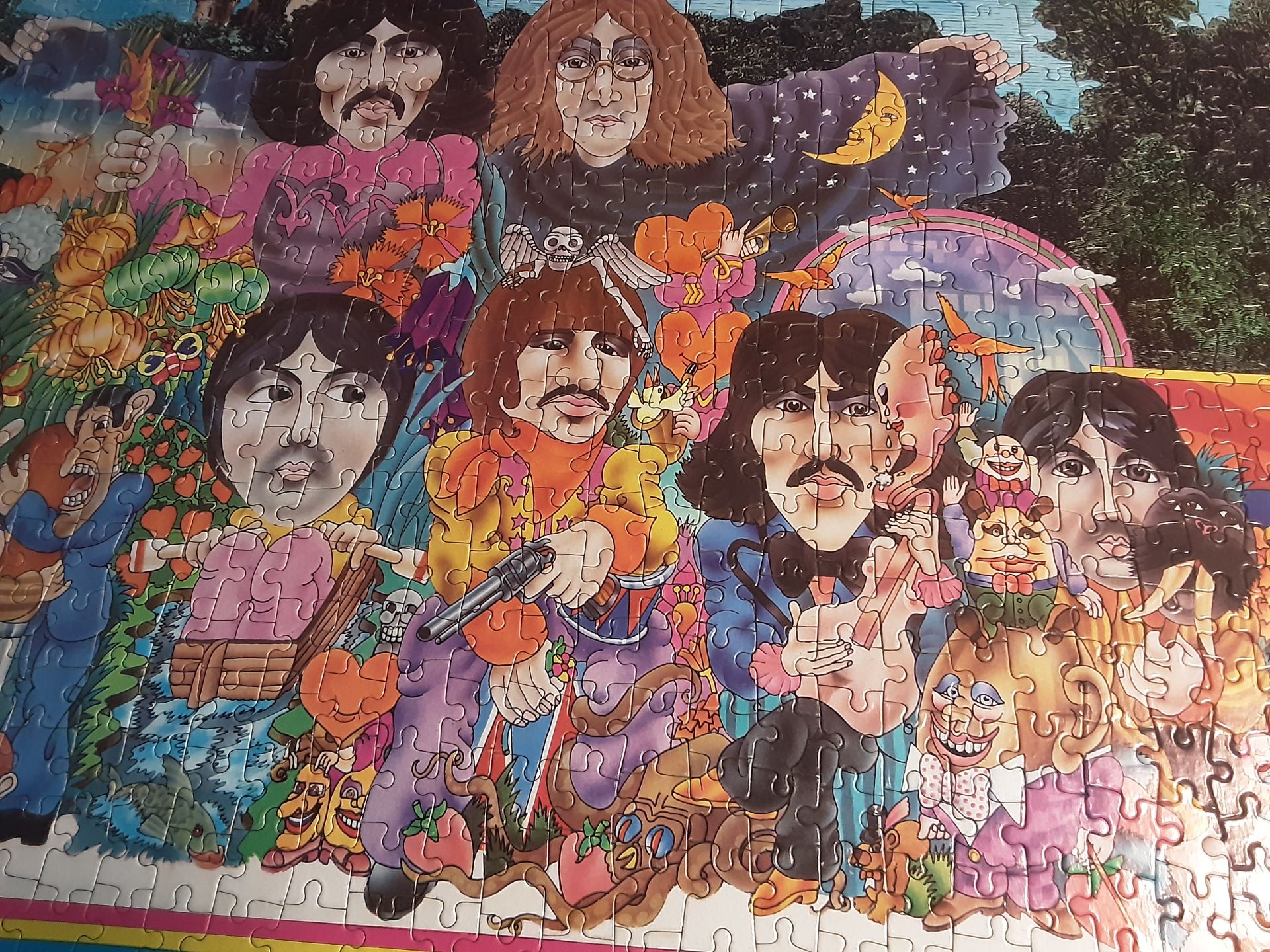 The Beatles illustrated lyrics Puzzle in a Puzzle jigsaw - 800 pieces, - Image 6 of 10