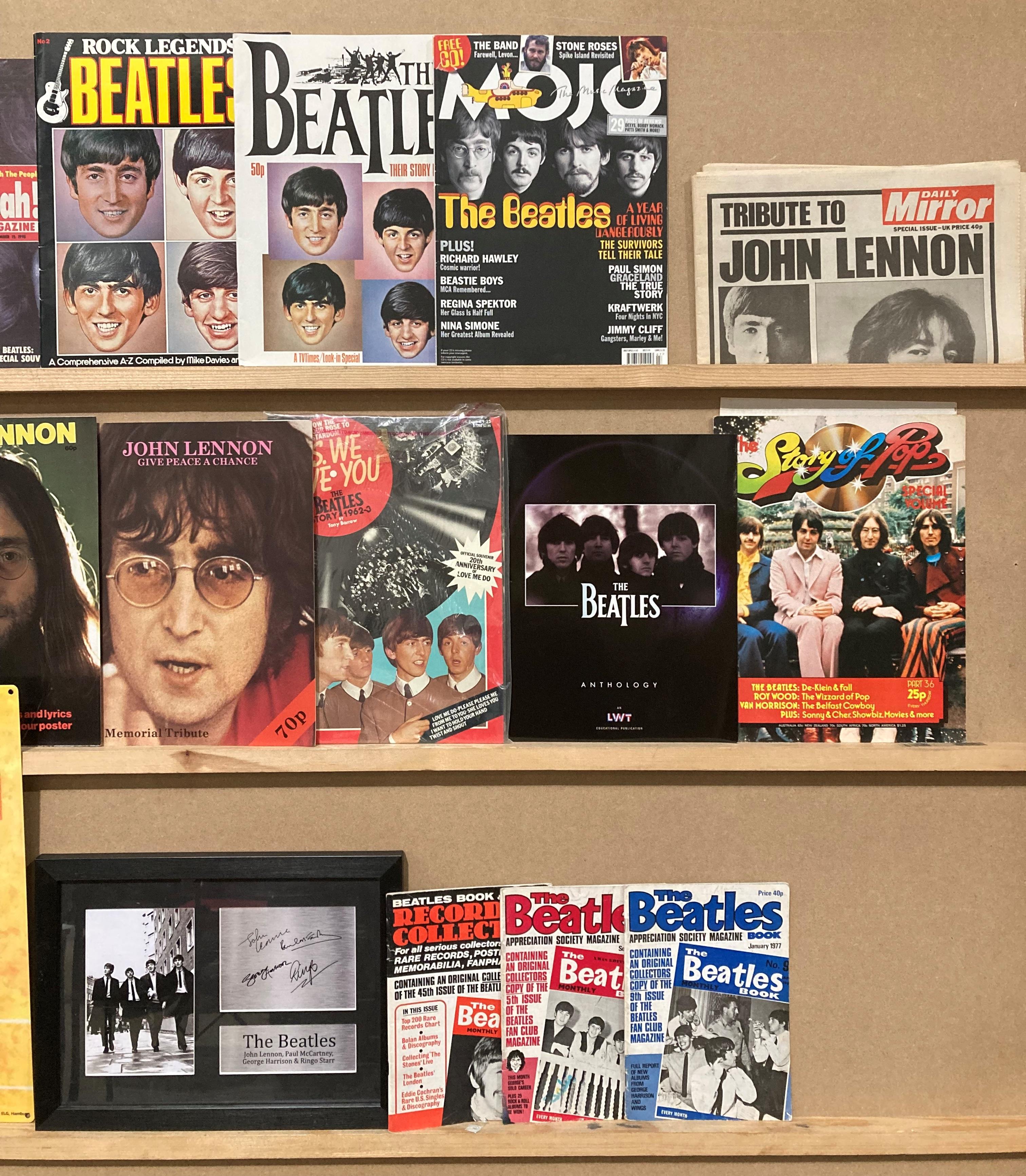 Large collection of Beatles memorabilia - mainly items such as magazines, monthlies, plectrums etc. - Image 3 of 5