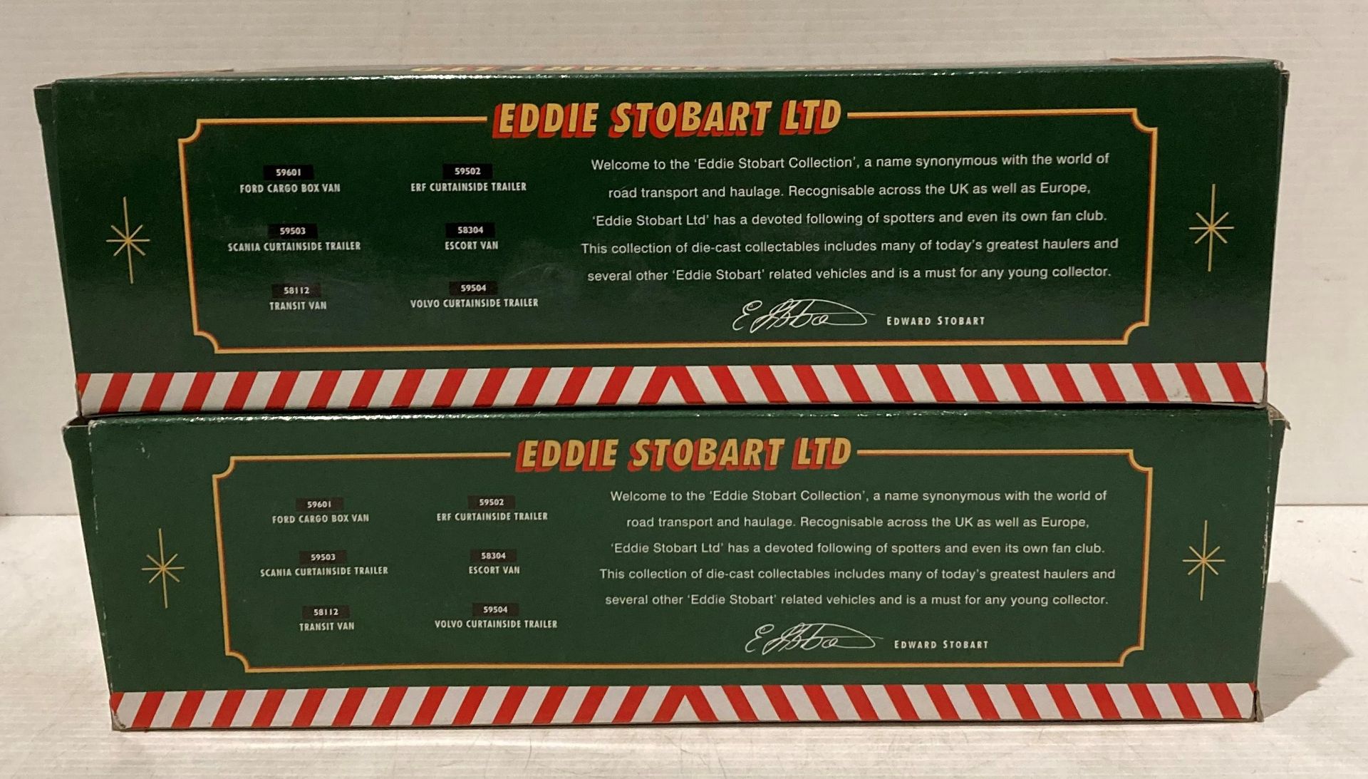Two Corgi Eddie Stobart Volvo curtainsider trailers, no. - Image 3 of 3