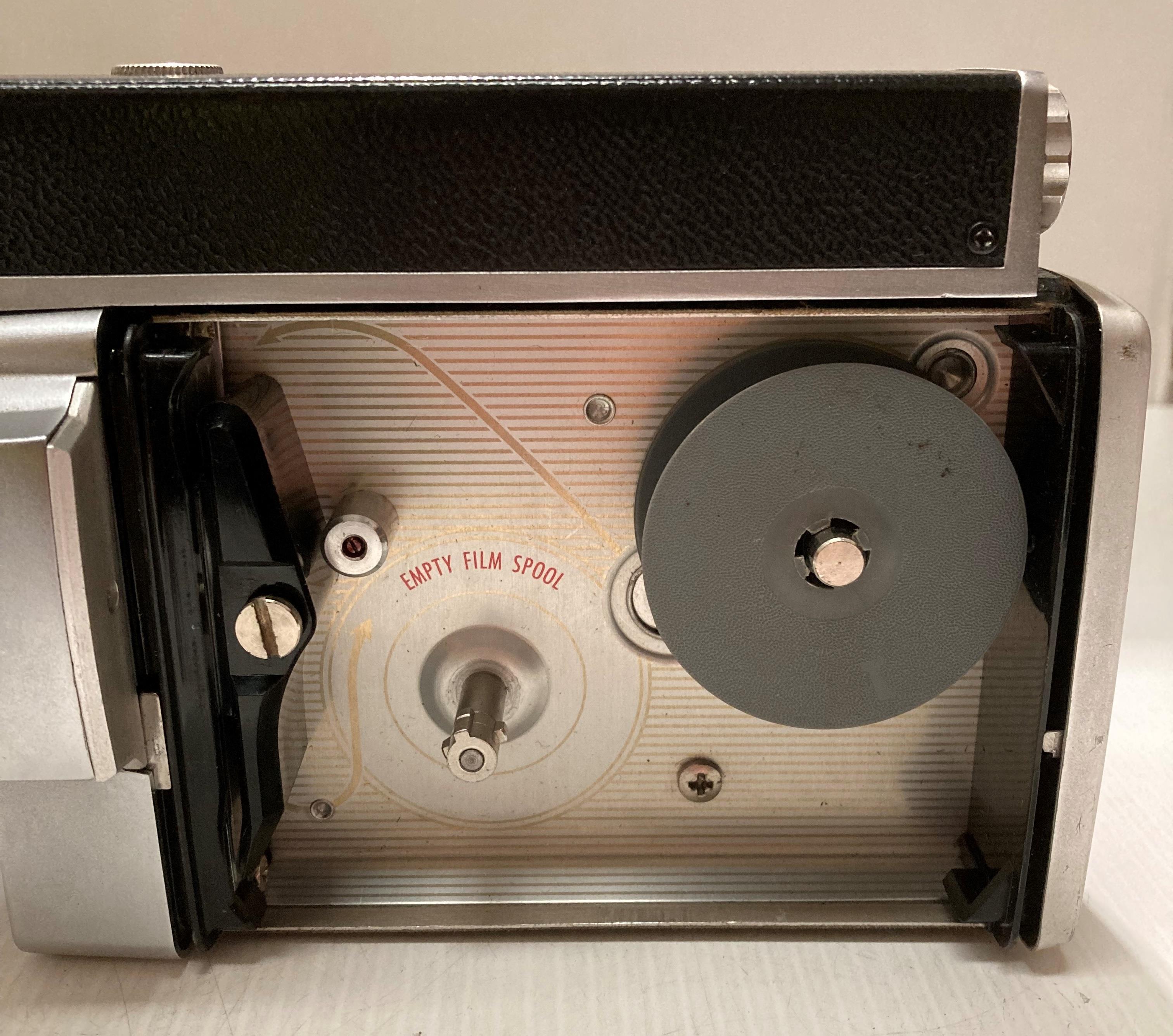 A Kodak Spool camera model 300m reflex F 1.6 in case, a 'Bolco' condenser lens and a Zorki 6 F 3. - Image 5 of 10