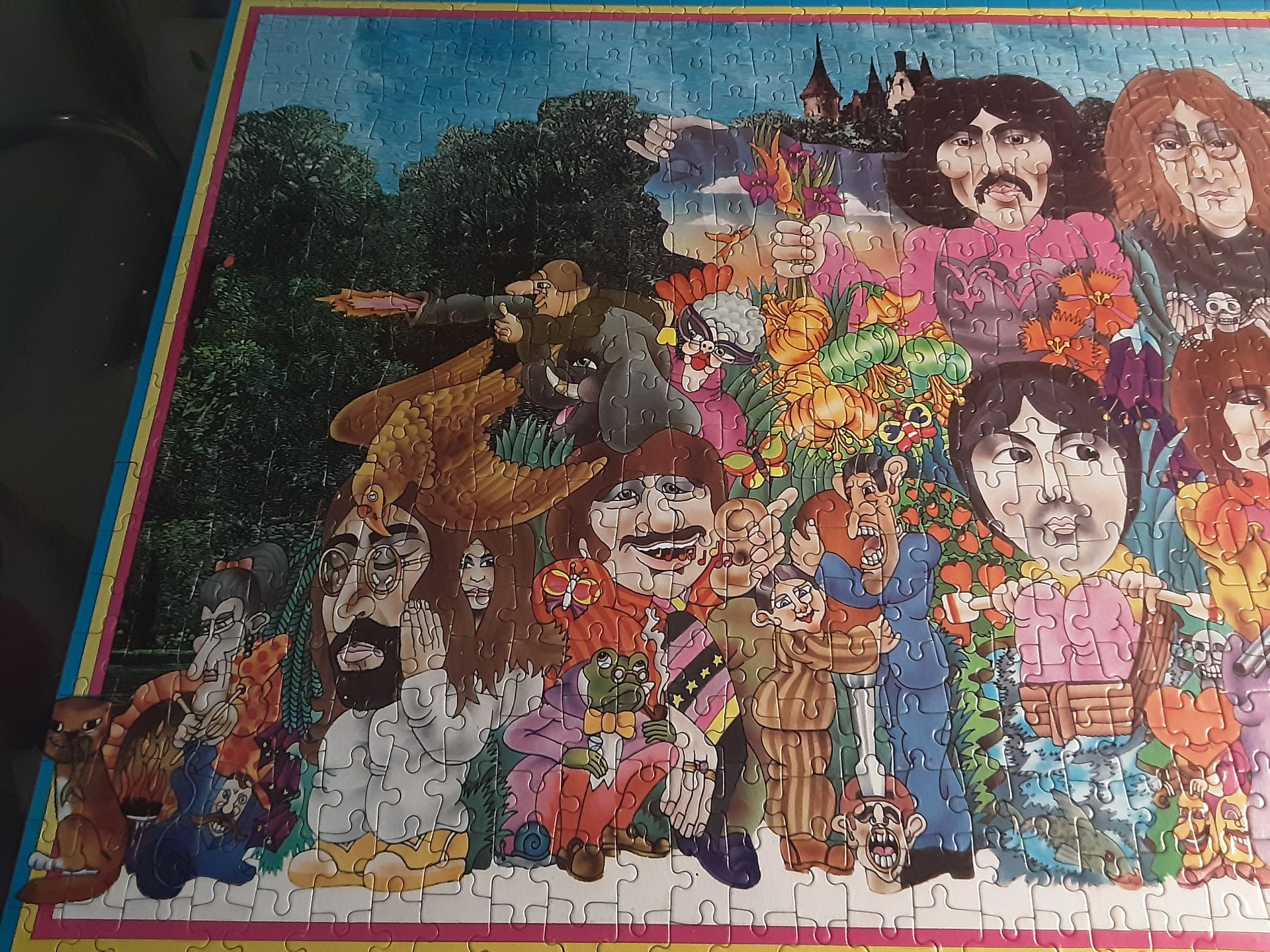 The Beatles illustrated lyrics Puzzle in a Puzzle jigsaw - 800 pieces, - Image 5 of 10