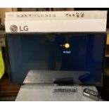 LG 32" LED TV model: 32LJ510B in box complete with remote (Saleroom location: PO)