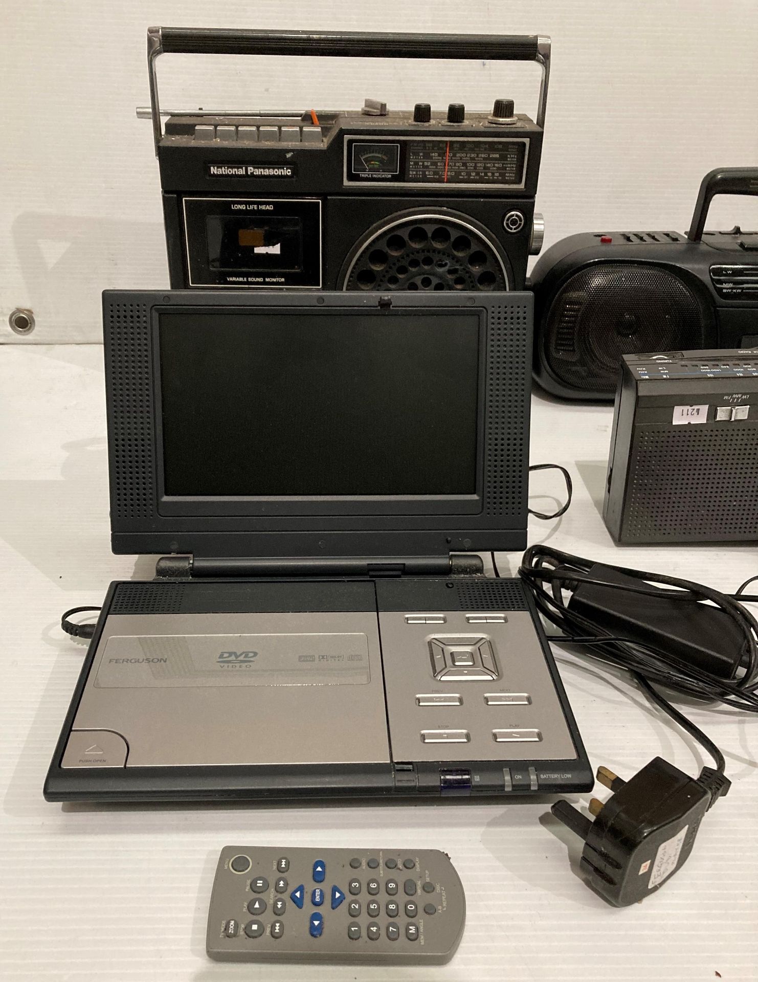 Five items - a Ferguson portable DVD player LOV220 complete with remote and power supply, - Image 2 of 2