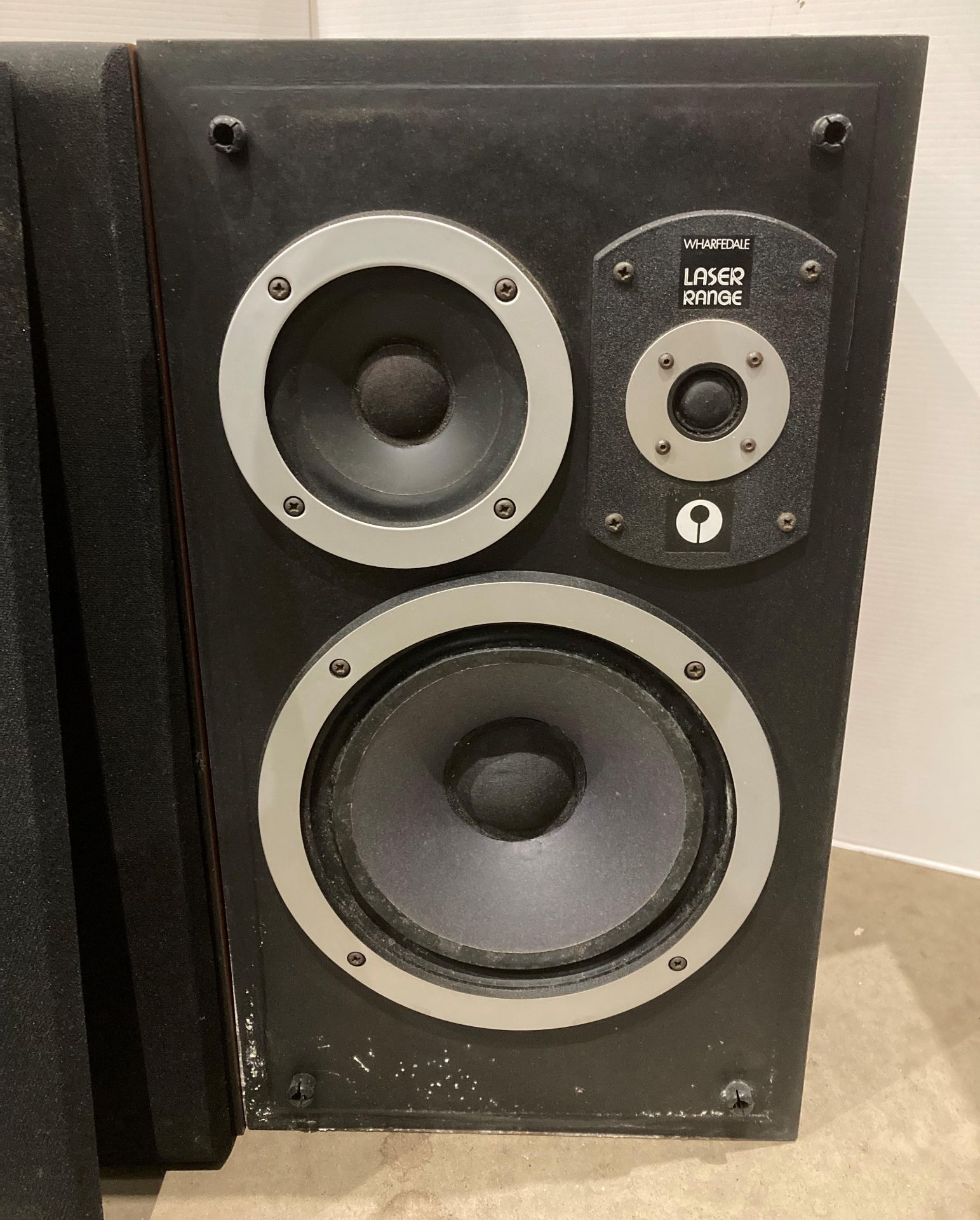 Pair of Wharfdale Laser 80 speakers 1970s/1980s - 47cm high (Saleroom location: S3 T3) - Image 2 of 3