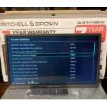 Mitchell & Brown 24" LED Smart TV/DVD combi in box complete with remote control model: