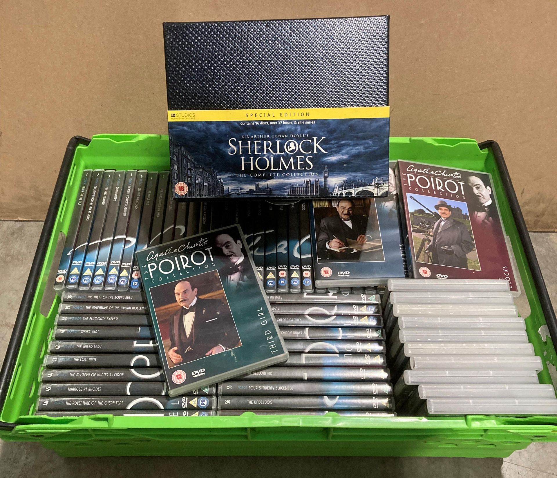 Sir Arthur Conan Doyle's 'The Complete Collection Case Files DVD box set containing sixteen discs - Image 2 of 2