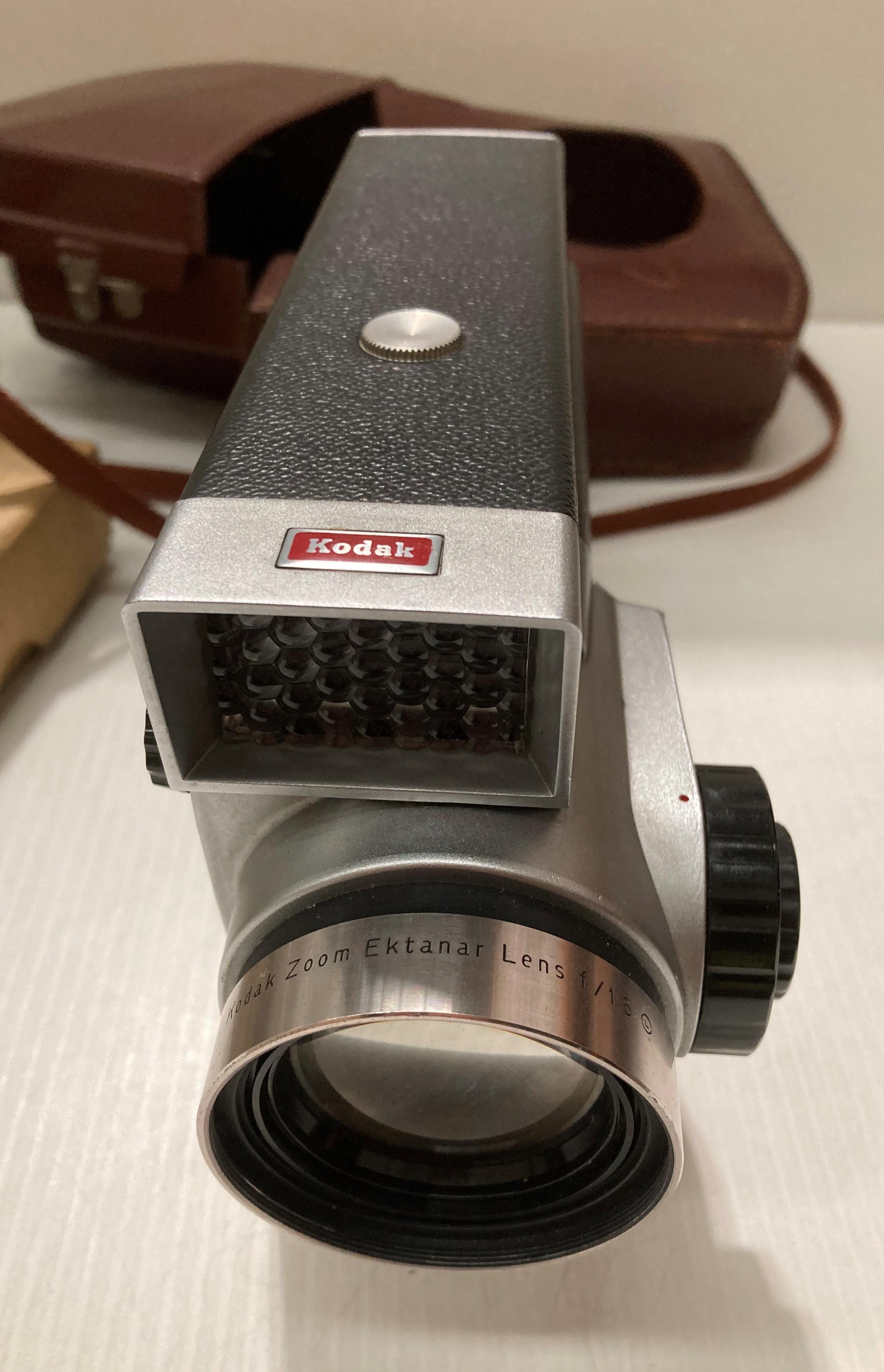 A Kodak Spool camera model 300m reflex F 1.6 in case, a 'Bolco' condenser lens and a Zorki 6 F 3. - Image 4 of 10