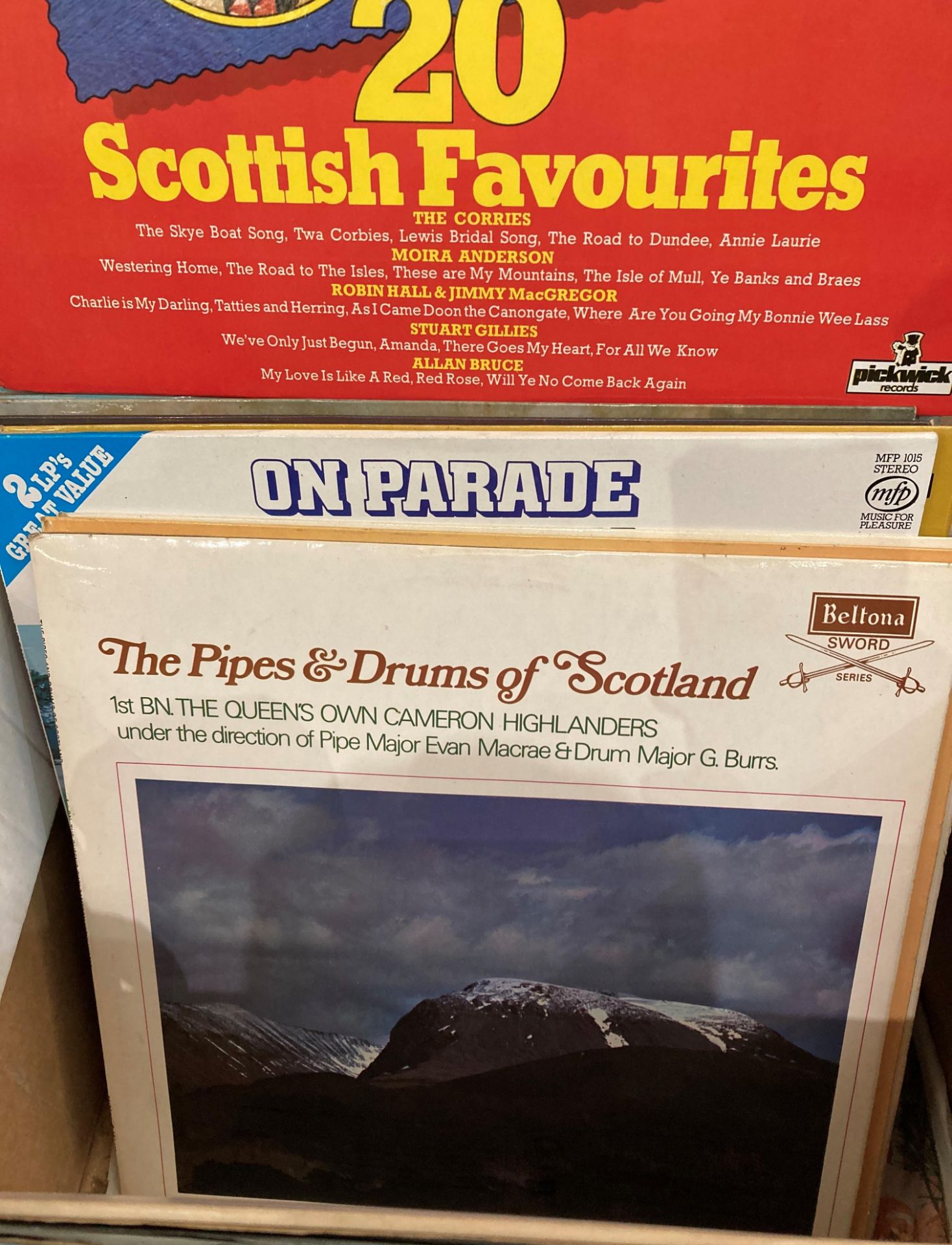 Contents to box - forty LPs including Military Bands, Scottish music, Gilbert & Sullivan etc. - Image 2 of 4