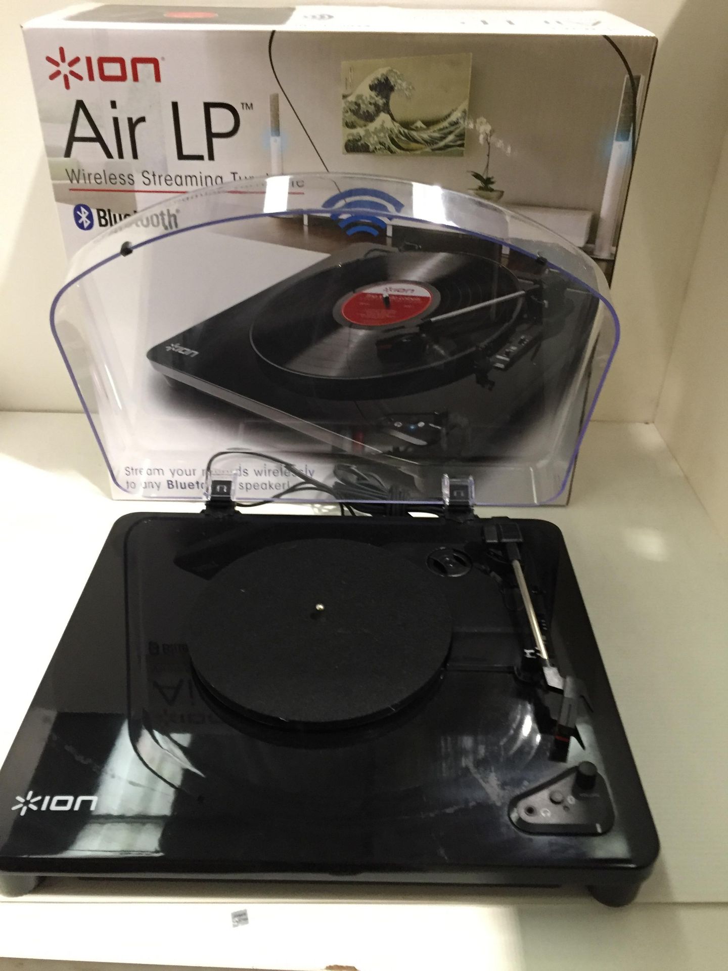 ION Air LP wireless streaming turntable with box (no power lead/no test)(Saleroom location: S2)
