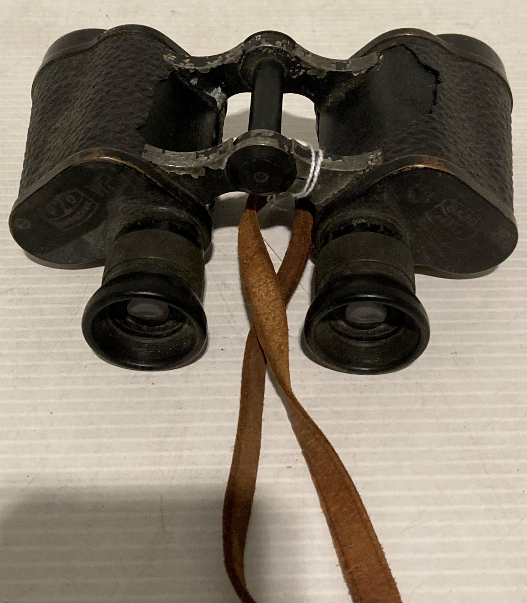 World War II Poland PZO Warszawa 6 x 30 WP 48313 military binoculars (Saleroom location: S2 glass - Image 3 of 8