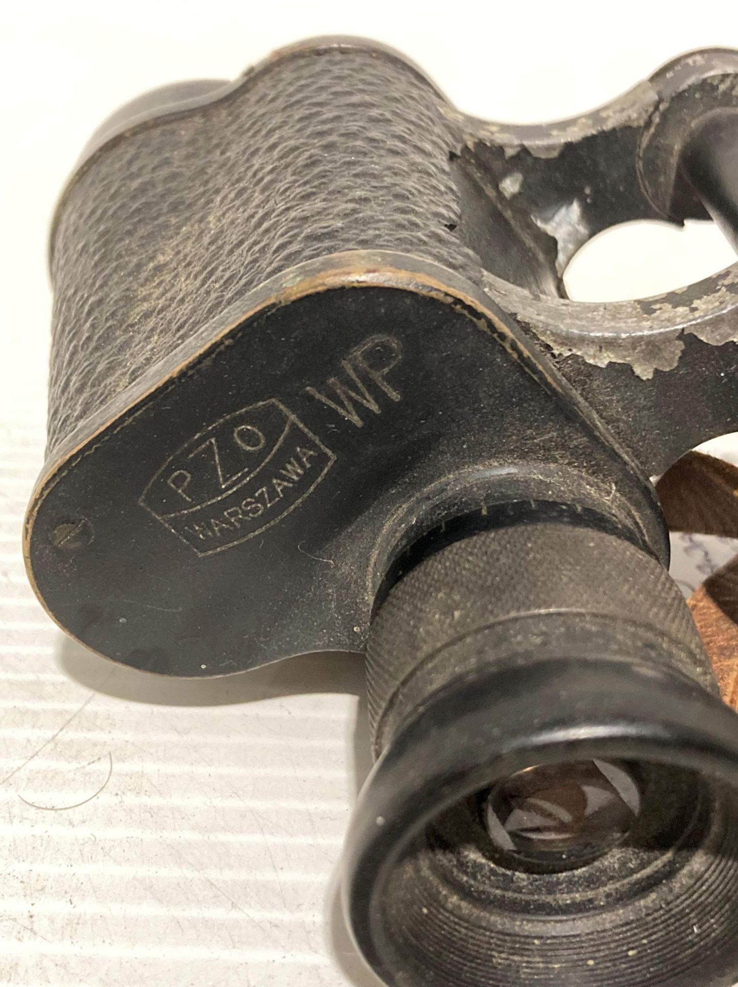 World War II Poland PZO Warszawa 6 x 30 WP 48313 military binoculars (Saleroom location: S2 glass - Image 5 of 8