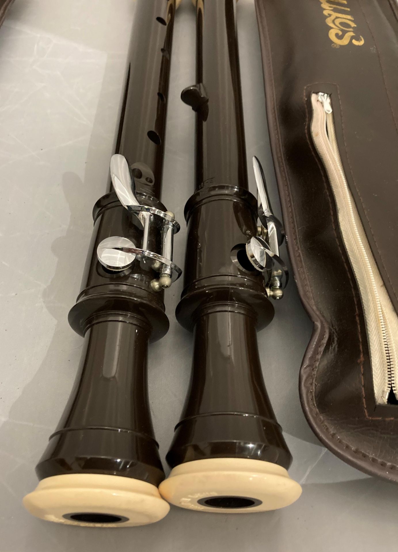 Two Aulos 311-E tenor recorders in cases (Saleroom location: S3) - Image 2 of 3