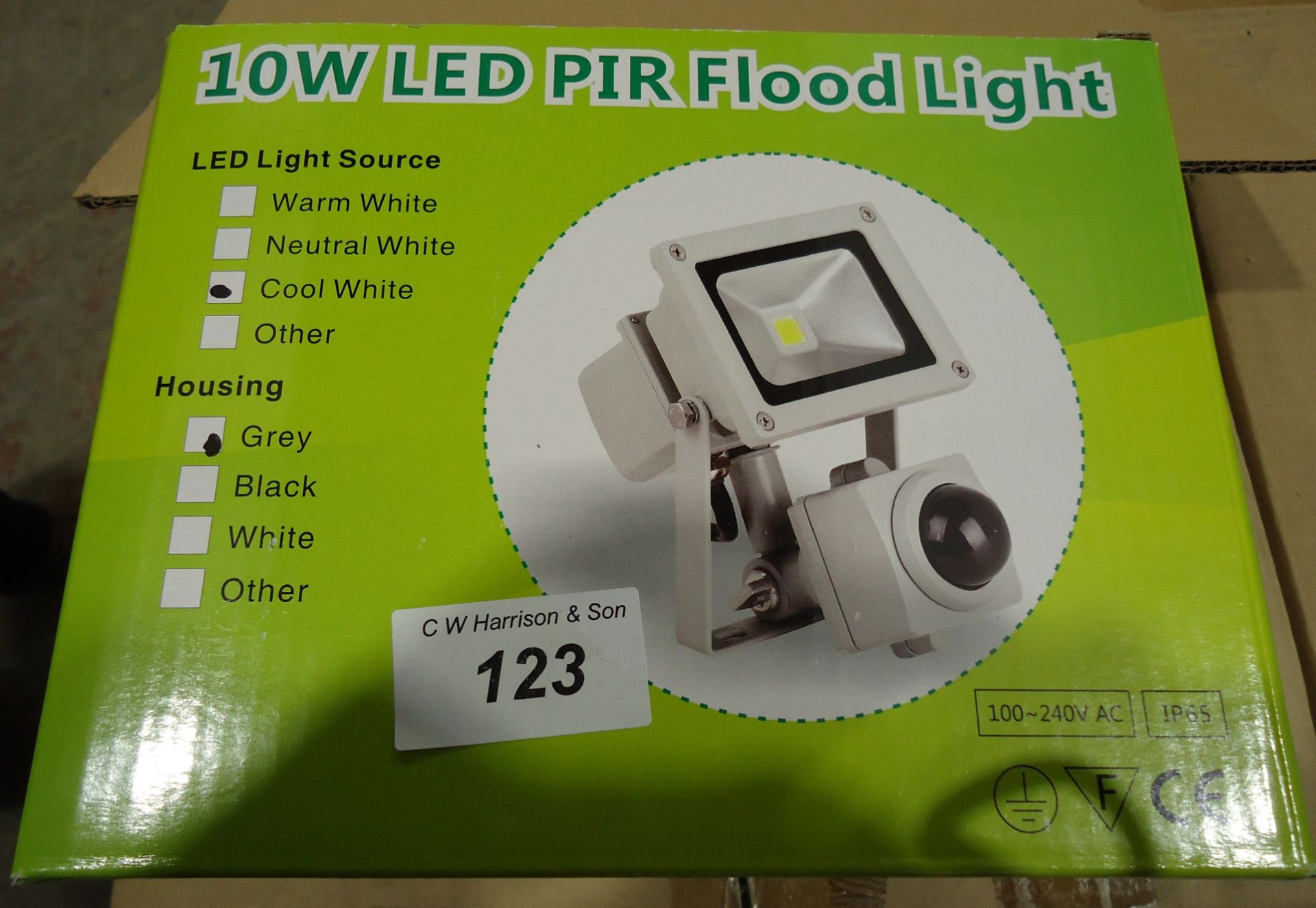 4 X 10W LED PIR FLOODLIGHTS