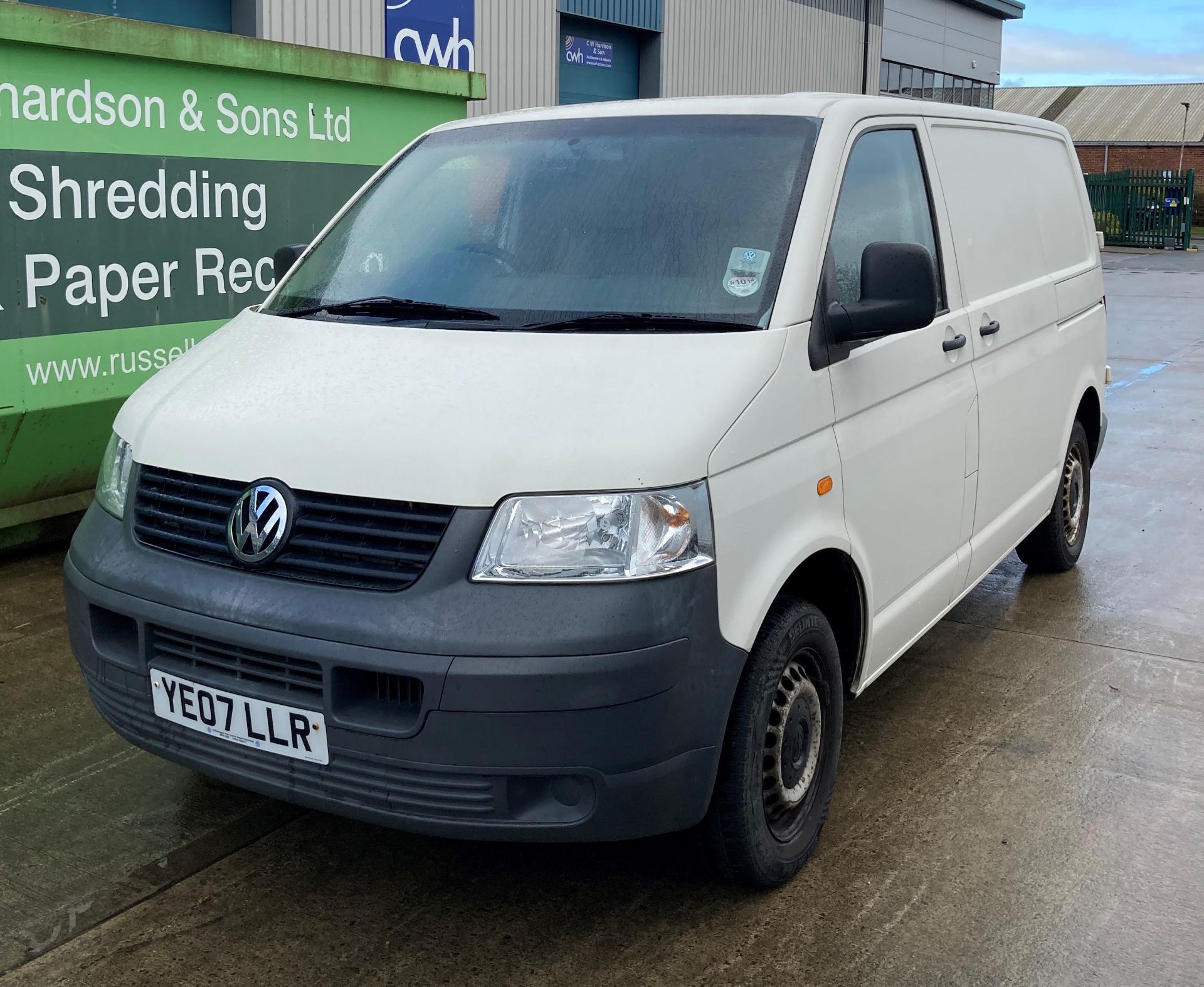 VW TRANSPORTER T28 84 1.9 tdi SWB PANEL VAN - Diesel - White. - Image 3 of 9