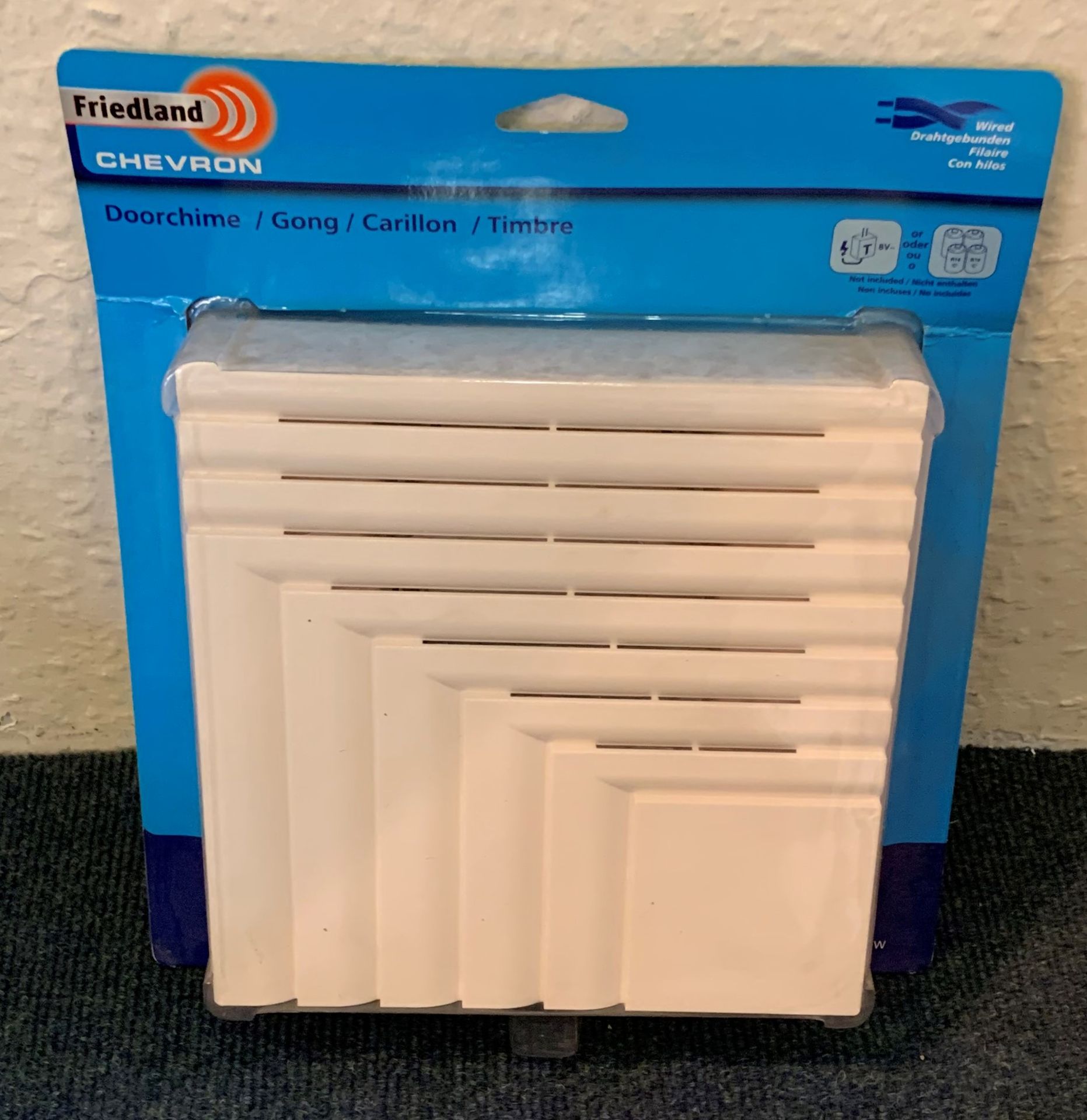 4x Friedland chevron door chime D430w