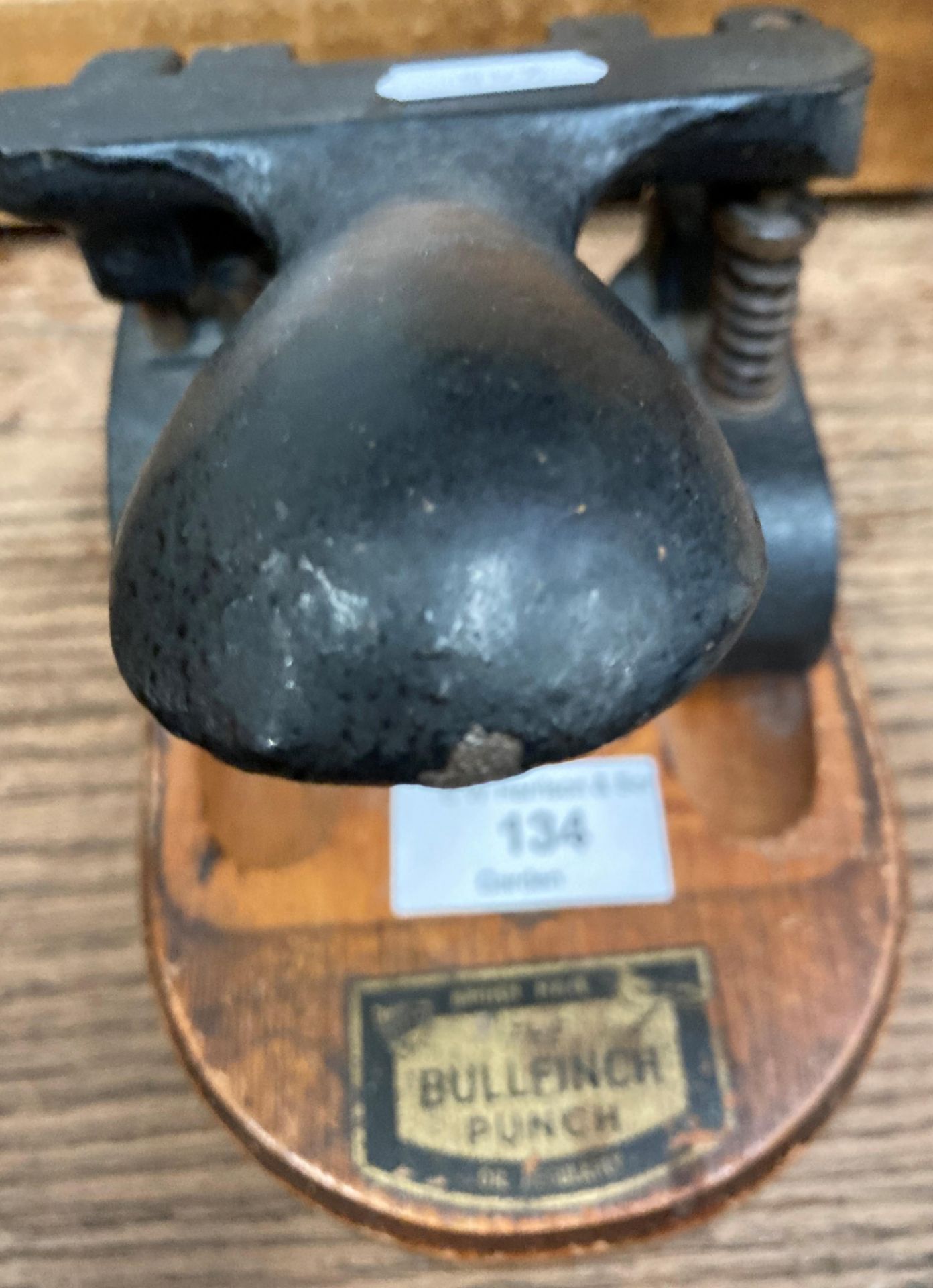 The Bullfinch manual desk punch (saleroom location: DT) - please note this lot is subject to VAT